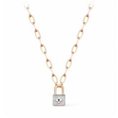 Ювелирное изделие - Подвеска из красного золота с фианитами в магазине Best-Gold 149569