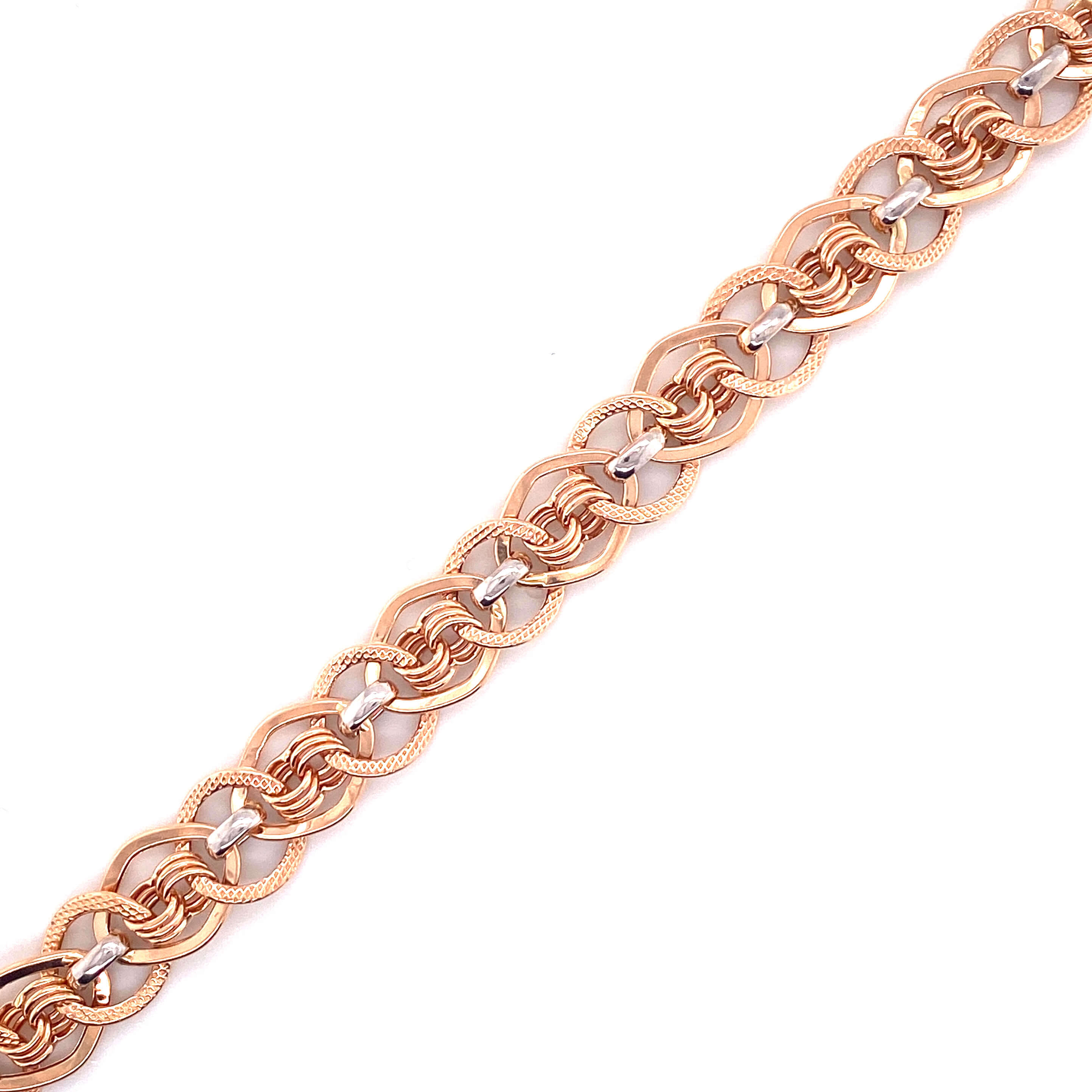 Ювелирное изделие - Браслет из комбинированного золота в магазине Best-Gold 124291