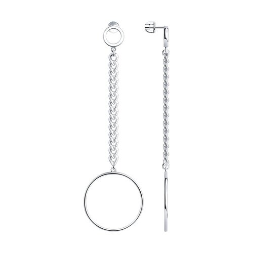 Ювелирное изделие - Серьги из серебра в магазине Best-Gold 065483