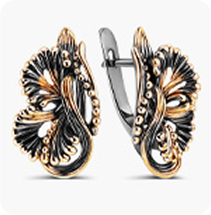 Серебряные серьги