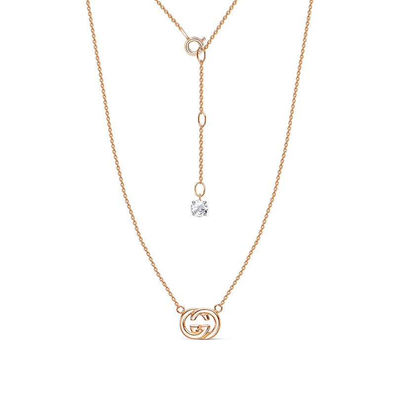 Ювелирное изделие - Колье в красном золоте с фианитами в магазине Best-Gold 133026