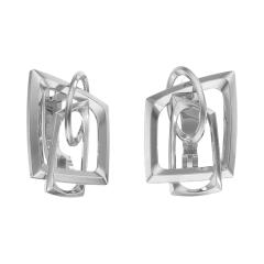 Ювелирное изделие - Серьги из серебра в магазине Best-Gold 108043