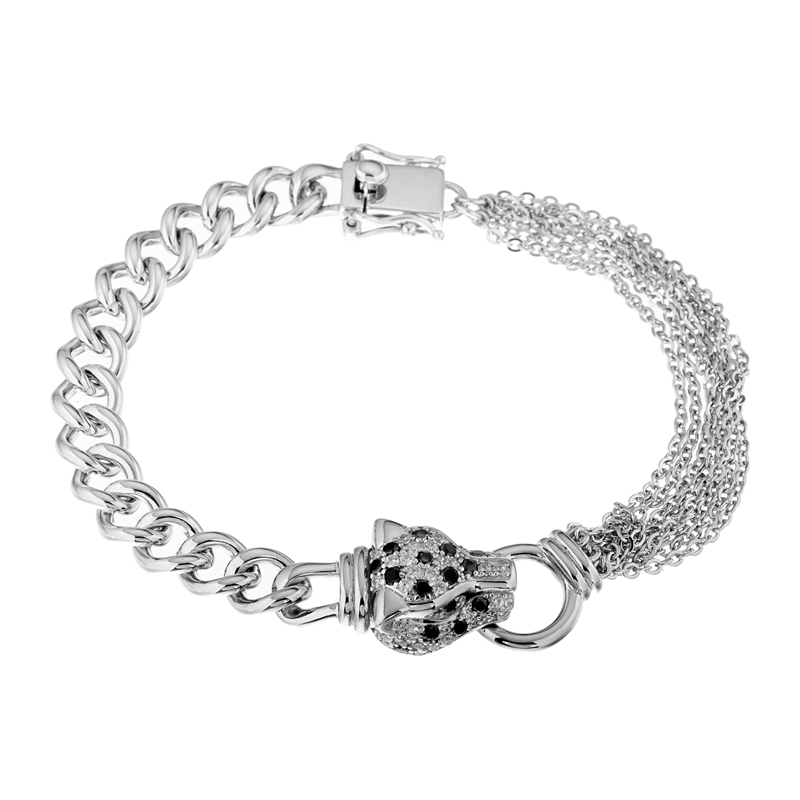 Ювелирное изделие - Браслет из серебра с цирконами в магазине Best-Gold 129488