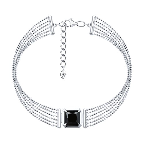 Ювелирное изделие - Браслет из серебра с ониксом в магазине Best-Gold 152602