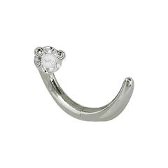 Ювелирное изделие - Пирсинг из белого золота с бриллиантом в магазине Best-Gold 049140