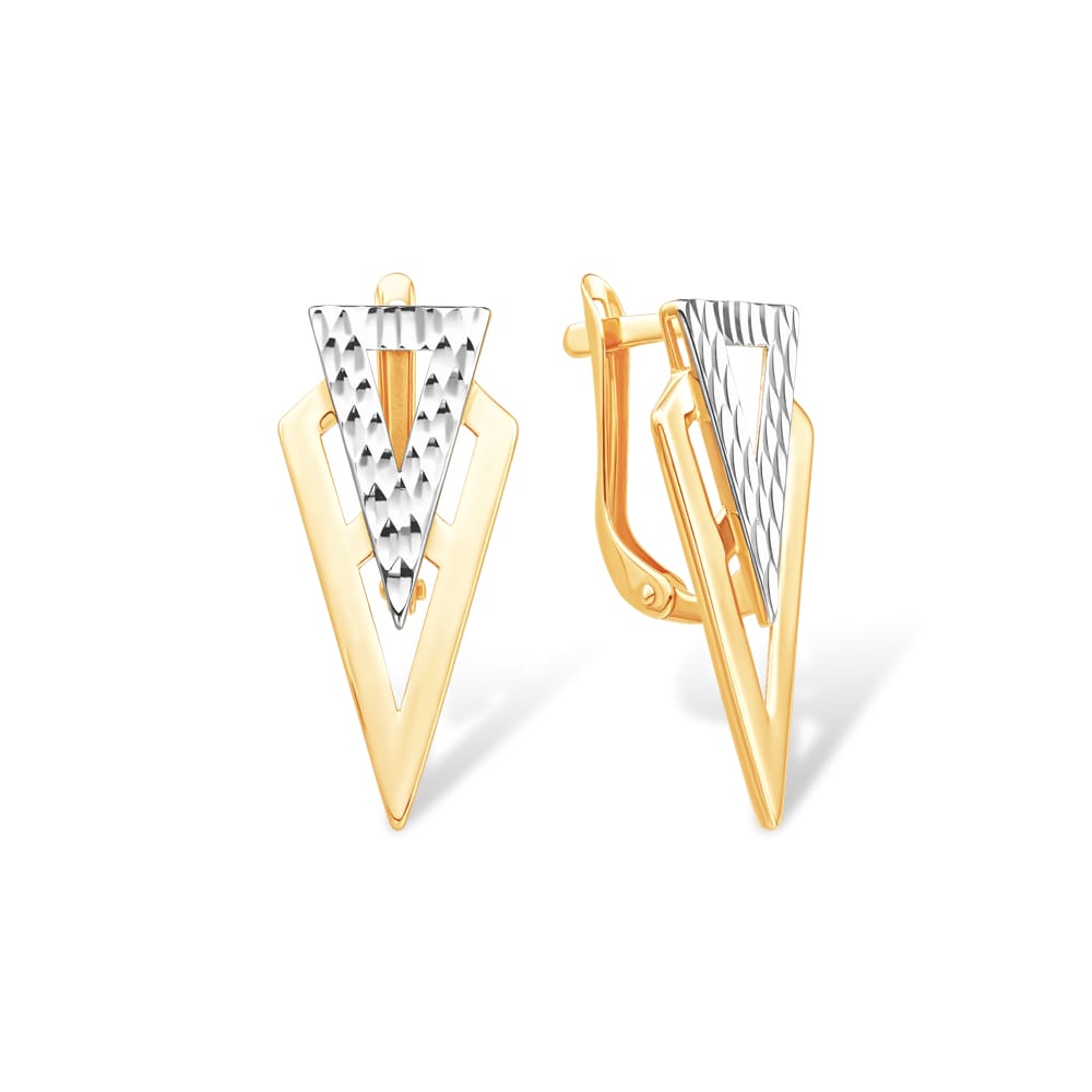 Серьги из красного золота