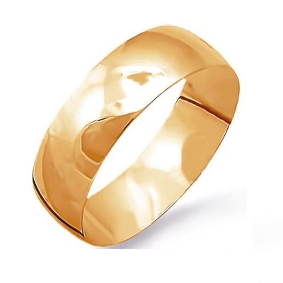 Ювелирное изделие - Обручальное кольцо классическое из красного золота в магазине Best-Gold 086117