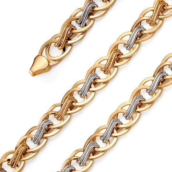 Ювелирное изделие - Браслет из комбинированного золота в магазине Best-Gold 124213