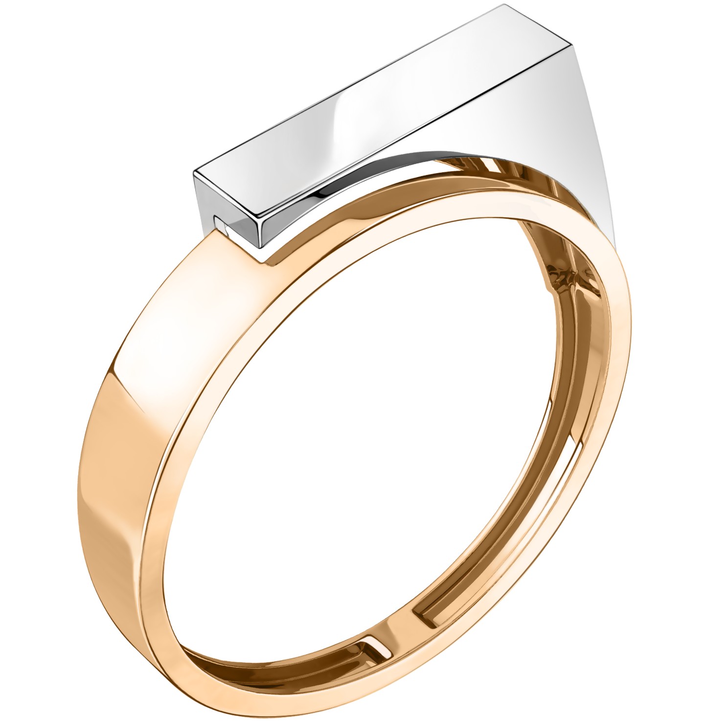 Ювелирное изделие - Кольцо из комбинированного золота в магазине Best-Gold 134525