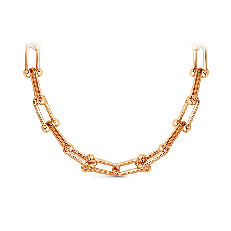 Ювелирное изделие - Колье из красного золота с фианитом в магазине Best-Gold 124868