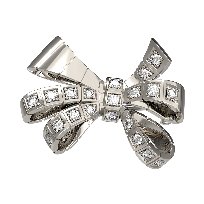 Ювелирное изделие - Подвеска из белого золота с бриллиантами в магазине Best-Gold 156258