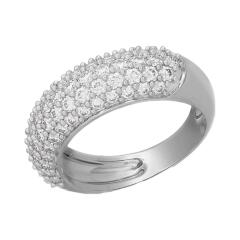 Ювелирное изделие - Кольцо из серебра с фианитами в магазине Best-Gold 036724