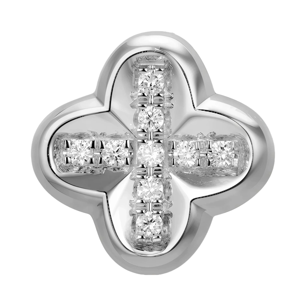 Ювелирное изделие - Подвеска из белого золота с бриллиантами в магазине Best-Gold 157030