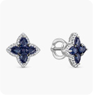 Серьги с драгоценными камнями