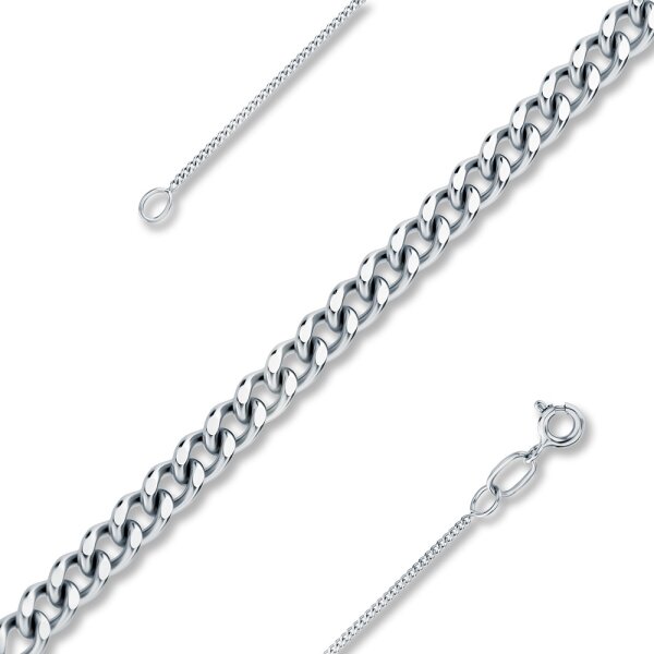 Ювелирное изделие - Цепь из белого золота в магазине Best-Gold 154896