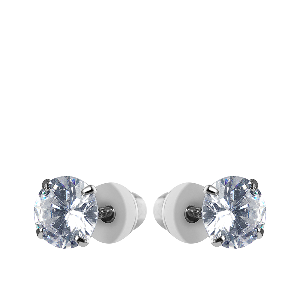 Ювелирное изделие - Серьги из серебра с фианитами в магазине Best-Gold 061884