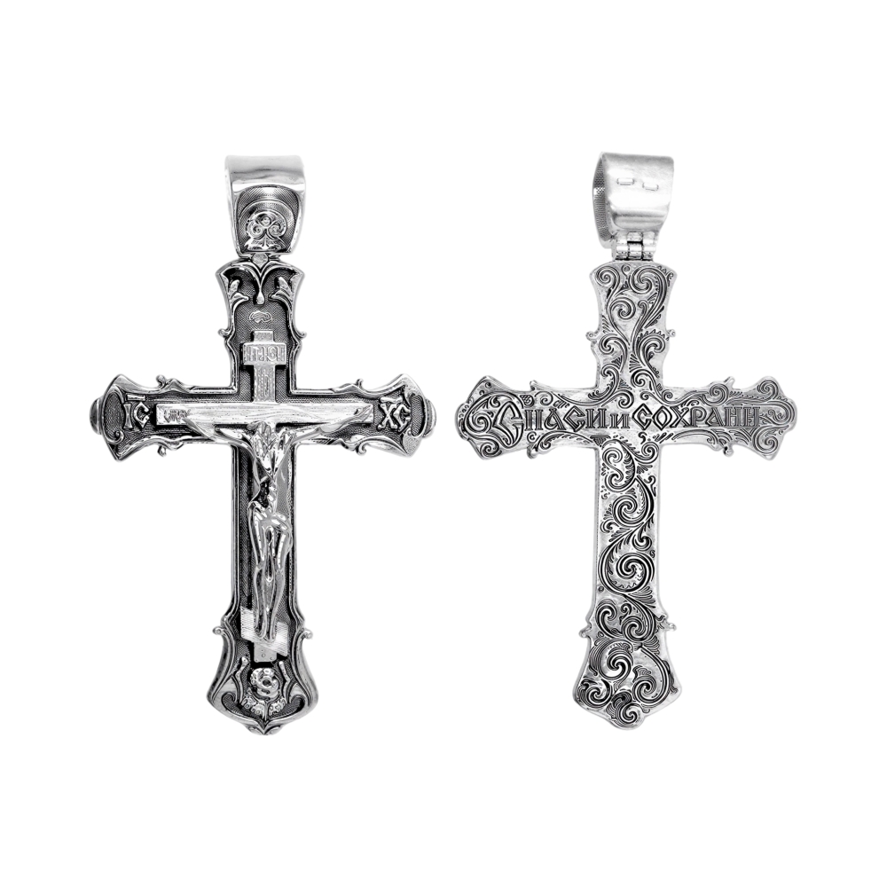 Ювелирное изделие - Крест из серебра в магазине Best-Gold 091115