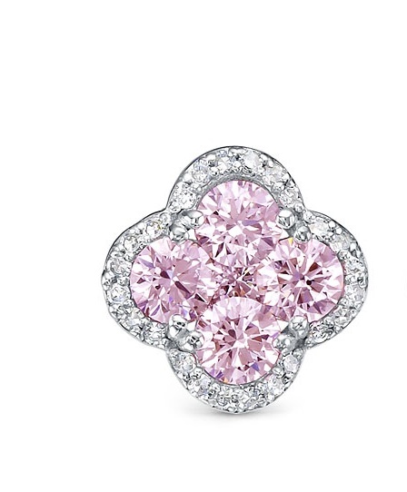 Ювелирное изделие - Подвеска из белого золота с сапфирами и бриллиантами в магазине Best-Gold 153810