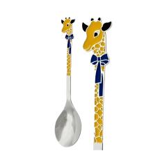 Ювелирное изделие - Ложка детская из серебра с эмалью в магазине Best-Gold 143476